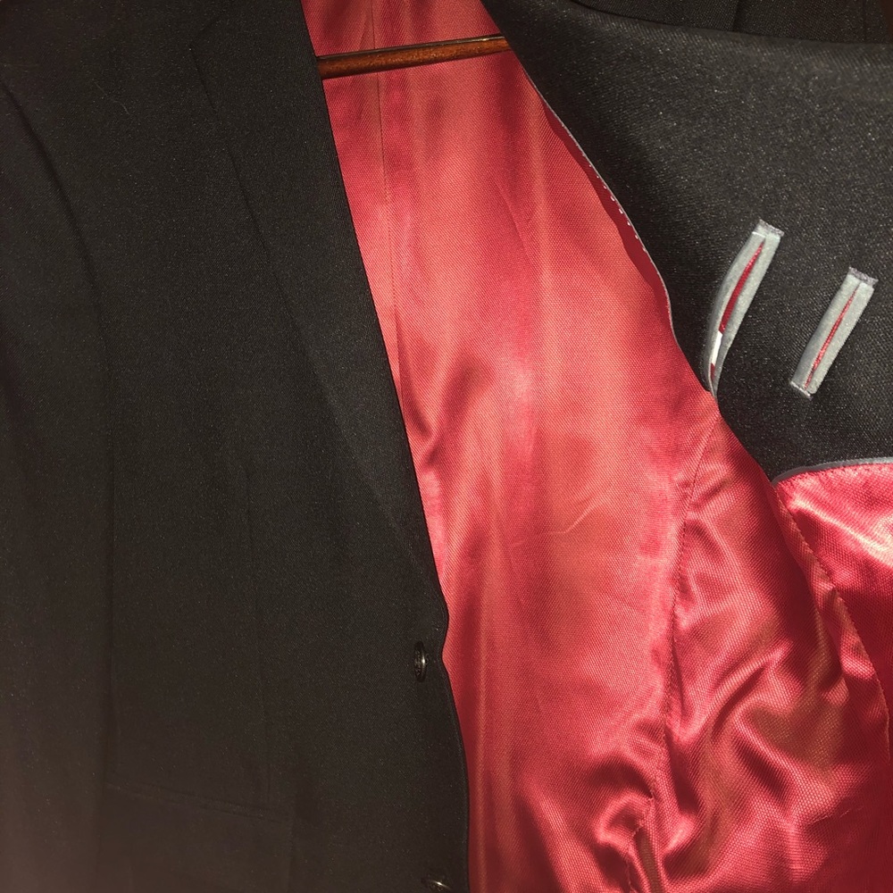 Alfant blazer size 40s/NEVER USED/black & red